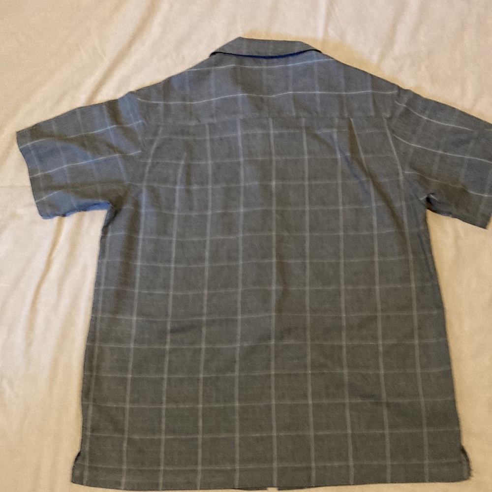 Haggar large button up short sleeve shirt - Picture 6 of 7